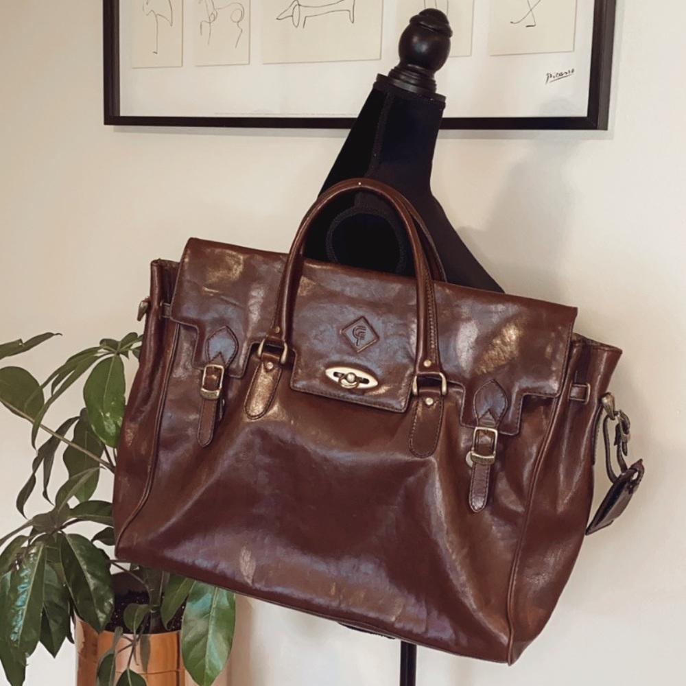 Claudio Ferrici travel bag with trap